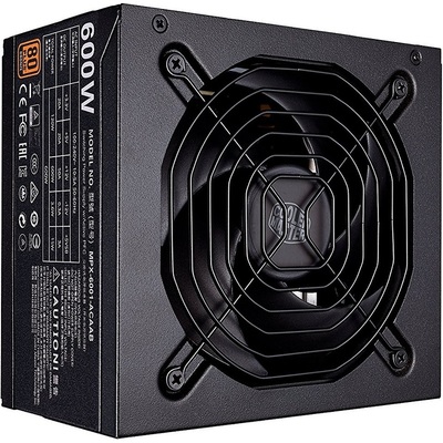 Nguồn Cooler Master MWE Bronze 600 500~750W - 80 Plus Bronze (MPX-6001-ACAAB)