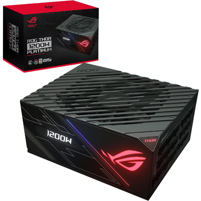 Nguồn Máy Tính Asus ROG Thor 1200 RGB 1200W 80 Plus Platinum Fully-Modular ATX (ROG-THOR-1200P)