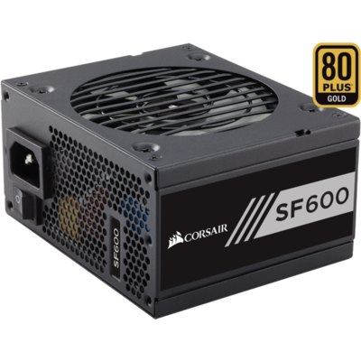 Nguồn Máy Tính Corsair SF Series SF600 600W 80 Plus Gold Fully-Modular SFX (CP-9020105-NA)