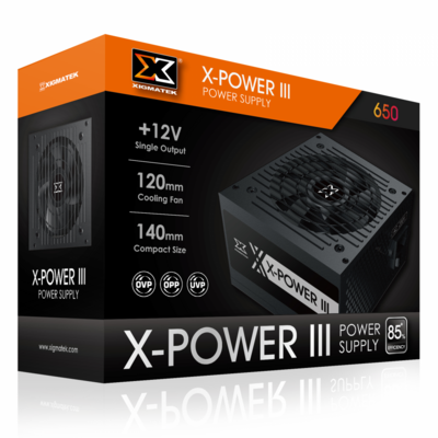 Nguồn Máy Tính Xigmatek X-POWER III X-650 600W, 230V (EN45990)