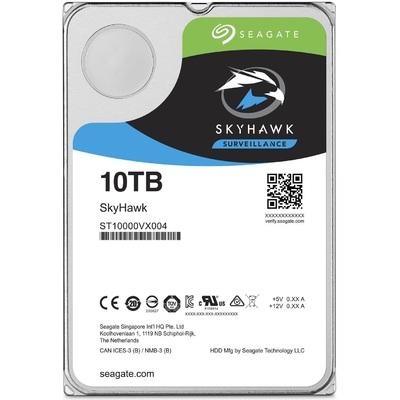 Ổ Cứng Camera Seagate SkyHawk 10TB SATA 7200RPM 256MB Cache 3.5" (ST10000VX0004)