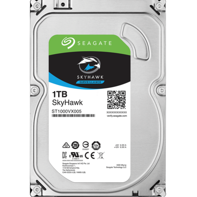 Ổ Cứng Camera Seagate Skyhawk 1TB 5900RPM SATA 64MB caches (ST1000VX005)