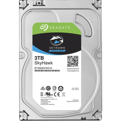 Ổ Cứng Camera Seagate SkyHawk 3TB SATA 5900RPM 64MB Cache 3.5" (ST3000VX010)