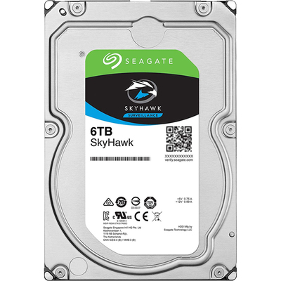 Ổ Cứng Camera Seagate SkyHawk 6TB SATA 5400RPM 256MB Cache 3.5" (ST6000VX001)