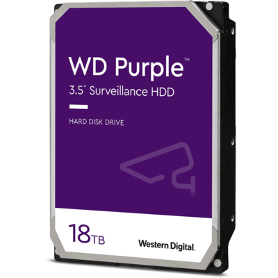 Ổ Cứng Camera WD Purple 18TB SATA 7200RPM 512MB Cache 3.5" (WD180PURZ)