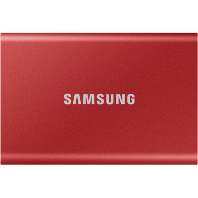 Ổ Cứng Di Động SAMSUNG T7 2TB SSD USB 3.2 Gen 2 Metallic Red (MU-PC2T0R/WW)