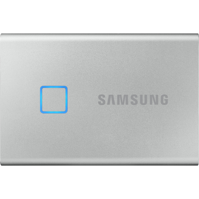 Ổ Cứng Di Động SAMSUNG T7 Touch 500GB SSD USB 3.2 Gen 2 Silver (MU-PC500S/WW)