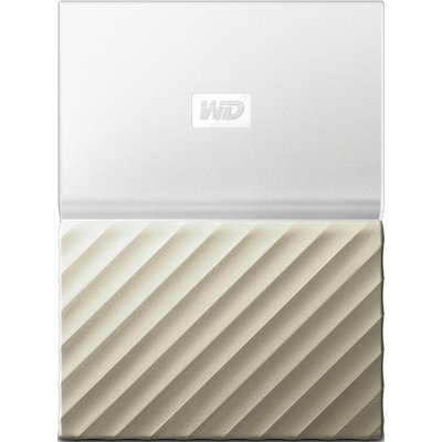 Ổ Cứng Gắn Ngoài Western Digital My Passport Ultra 1TB USB 3.0 White-Gold (WDBTLG0010BGD-WESN)