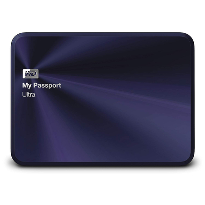 Ổ Cứng Gắn Ngoài Western Digital My PassPort Ultra Metal Edition 3TB USB 3.0 Blue-Black (WDBEZW0030BBA)