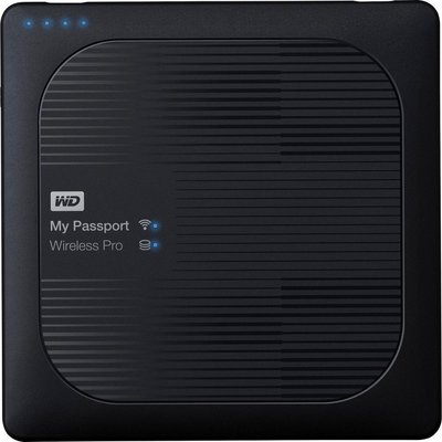 Ổ Cứng Gắn Ngoài Western Digital My Passport Wireless Pro 2TB USB 3.0 (WDBP2P0020BBK-SESN)