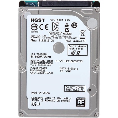 Ổ Cứng HDD 2.5" HGST Travelstar 7K1000 1TB 7200RPM 32MB Cache (0J22423)