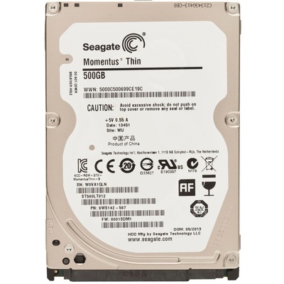 Ổ Cứng HDD 2.5" Seagate 500GB SATA 5400RPM 16MB Cache (ST500LT012)