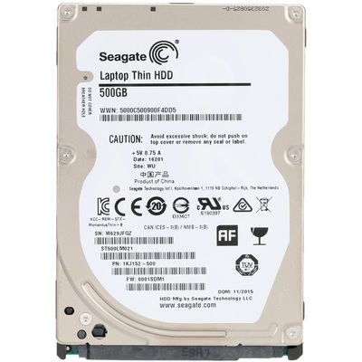 Ổ Cứng HDD 2.5" Seagate 500GB SATA 7200RPM 32MB Cache (ST500LM021)