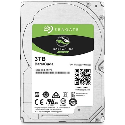 Ổ Cứng HDD 2.5" Seagate BarraCuda 3TB SATA 5400RPM 128MB Cache (ST3000LM024)