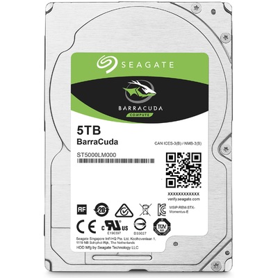 Ổ Cứng HDD 2.5" Seagate BarraCuda 5TB SATA 5400RPM 128MB Cache (ST5000LM000)