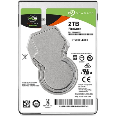Ổ Cứng HDD 2.5" Seagate FireCuda 2TB SATA 5400RPM 128MB Cache (ST2000LX001)