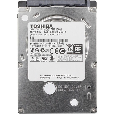 Ổ Cứng HDD 2.5" Toshiba 1TB SATA 5400RPM 8MB Cache (MQ01ABD100M)