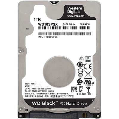 Ổ Cứng HDD 2.5" WD Black 1TB SATA 7200RPM 64MB Cache (WD10SPSX)