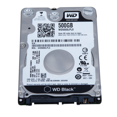 Ổ Cứng HDD 2.5" WD Black 500GB SATA 7200RPM 32MB Cache (WD5000LPLX)