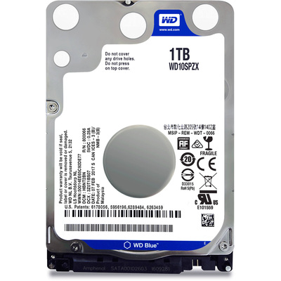 Ổ Cứng HDD 2.5" WD Blue 1TB SATA 5400RPM 128MB Cache (WD10SPZX)