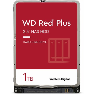 Ổ Cứng HDD 2.5" WD Red Plus 1TB NAS SATA 5400RPM 16MB Cache (WD10JFCX)