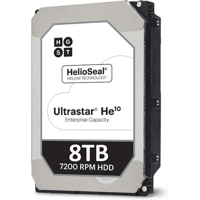 Ổ Cứng HDD 3.5" HGST Ultrastar HE10 8TB SATA 7200RPM 256MB Cache (HUH721008AL4200 / 0F27406)