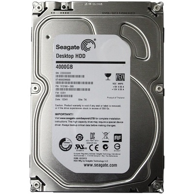 Ổ Cứng HDD 3.5" Seagate 4TB SATA 5900RPM 64MB Cache (ST4000DM000)