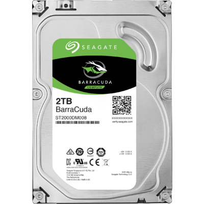 Ổ Cứng HDD 3.5" Seagate BarraCuda 2TB SATA 7200RPM 256MB Cache (ST2000DM008)