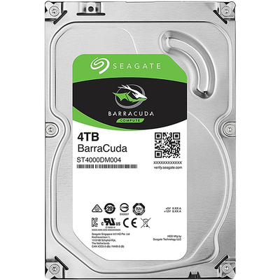 Ổ Cứng HDD 3.5" Seagate BarraCuda 4TB SATA 5400RPM 256MB Cache (ST4000DM004)