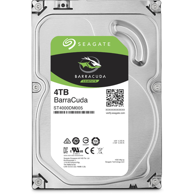 Ổ Cứng HDD 3.5" Seagate BarraCuda 4TB SATA 7200RPM 64MB Cache (ST4000DM005)