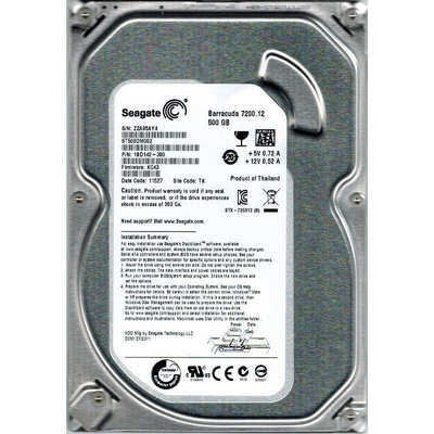 Ổ Cứng HDD 3.5" Seagate Barracuda 500GB SATA 7200RPM 32MB Cache (ST500DM002)