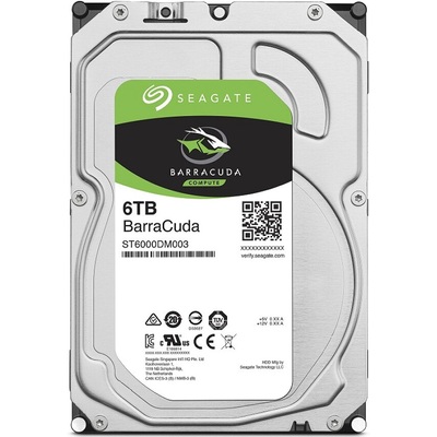 Ổ Cứng HDD 3.5" Seagate BarraCuda 6TB SATA 5400RPM 256MB Cache (ST6000DM003)