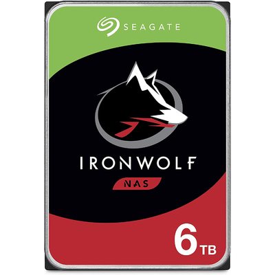 Ổ Cứng HDD 3.5" Seagate IronWolf 6TB NAS SATA 5400RPM 256MB Cache (ST6000VN001)