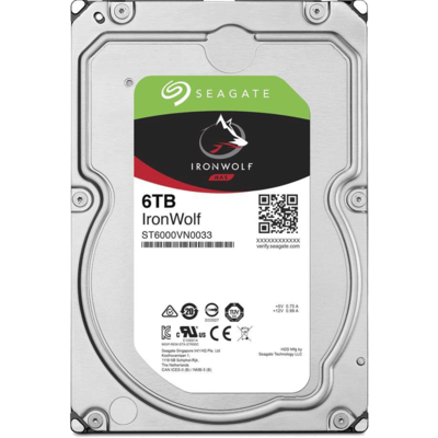 Ổ Cứng HDD 3.5" Seagate IronWolf 6TB NAS SATA 7200RPM 256MB Cache (ST6000VN0033)