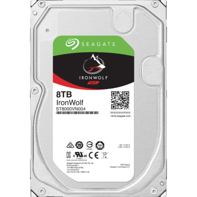 Ổ Cứng HDD 3.5" Seagate IronWolf 8TB NAS SATA 7200RPM 256MB Cache (ST8000VN004)