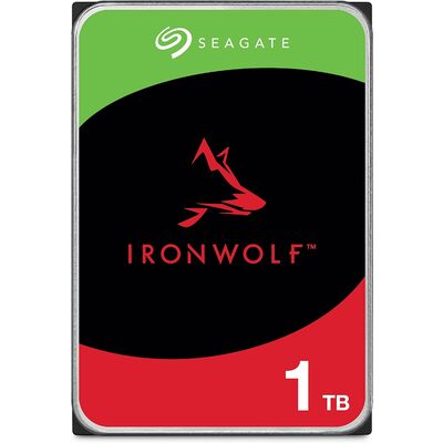 Ổ Cứng HDD 3.5" Seagate IRONWOLF NAS 1TB SATA 5400RPM 256MB (ST1000VN008)