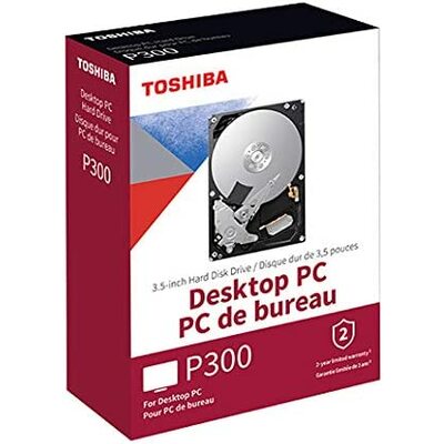 Ổ Cứng HDD 3.5" Toshiba P300 6TB SATA 5400RPM 128MB Cache (HDWD260UZSVA)
