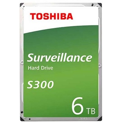 Ổ Cứng HDD 3.5" Toshiba S300 SURVEILLANCE 6TB SATA 5400RPM 256MB Cache (HDWT860UZSVA)