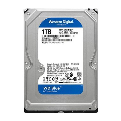 Ổ Cứng HDD 3.5" WD 1TB Blue 3.5″ SATA 3 (WD10EARZ)