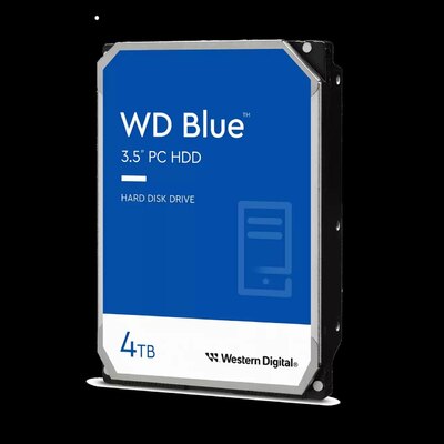 Ổ Cứng HDD 3.5" WD 4TB Blue 5400RPM 256MB Cache SATA3 (WD40EZAX)