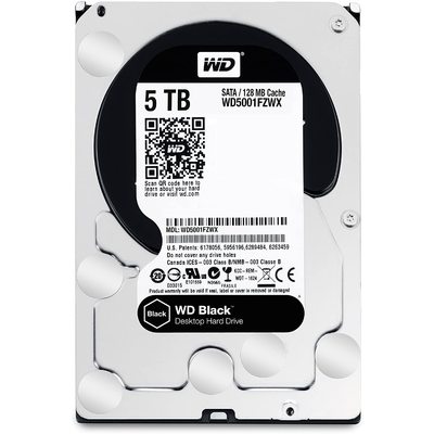 Ổ Cứng HDD 3.5" WD Black 5TB SATA 7200RPM 128MB Cache (WD5001FZWX)