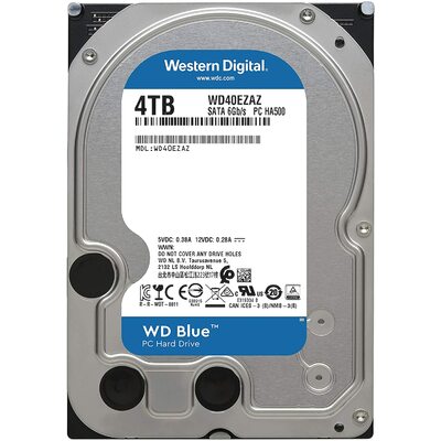 Ổ Cứng HDD 3.5" WD Blue 4TB SATA 5400RPM 256MB Cache (WD40EZAZ)