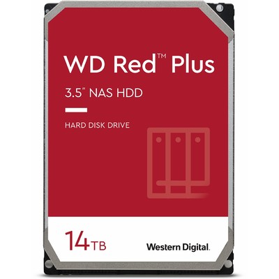 Ổ Cứng HDD 3.5" WD Red Plus 14TB NAS SATA 5400RPM 512MB Cache (WD140EFFX)