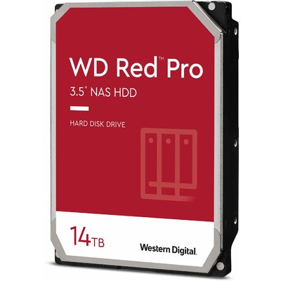 Ổ Cứng HDD 3.5" WD Red Pro 14TB NAS SATA 7200RPM 512MB Cache (WD141KFGX)