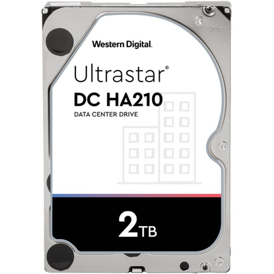 Ổ Cứng HDD 3.5" WD Ultrastar DC HA210 2TB SATA 7200RPM 128MB Cache (1W10002 / HUS722T2TALA604)