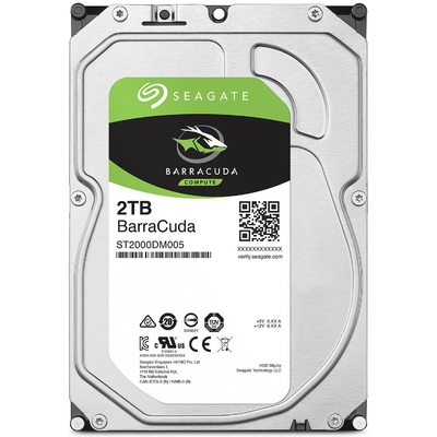 Ổ Cứng HDD 3.5-Inch Seagate BarraCuda 2TB SATA 5400RPM 256MB Cache (ST2000DM005)
