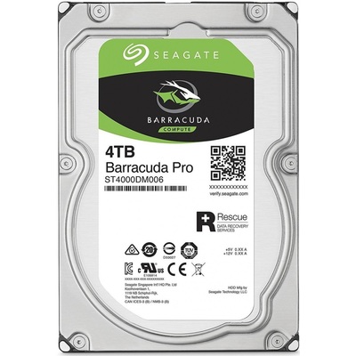 Ổ Cứng HDD 3.5-Inch Seagate BarraCuda Pro 4TB SATA 7200RPM 128MB Cache (ST4000DM006)