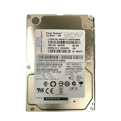 Ổ Cứng Server IBM 283GB 15000RPM SAS  2.5-inch SFF Hard Disk Drive (00E9906)