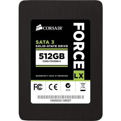 Ổ Cứng SSD Corsair Force LX 512GB SATA 2.5" (CSSD-F512GBLX)