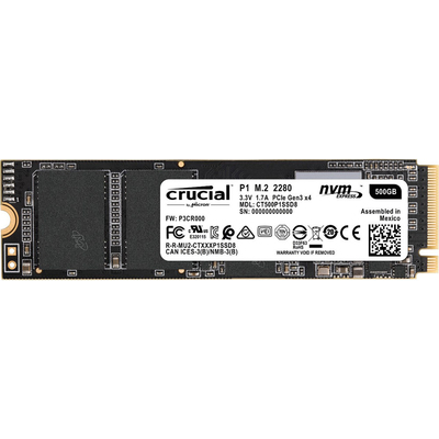 Ổ Cứng SSD Crucial P1 500GB NVMe M.2 PCIe Gen 3 x4 (CT500P1SSD8)